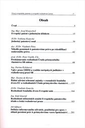 V&yacute;voj evropsk&eacute;ho patentu a evropsk&eacute; rozhodovac&iacute; praxe