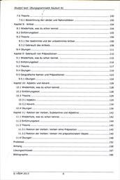 &Uuml;bungsgrammatik Deutsch N1