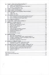 Tarify, ceny, daně a poplatky v dopravě