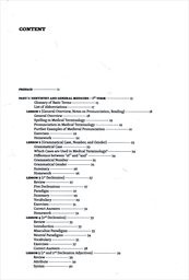 Guide to basic medical terminology
