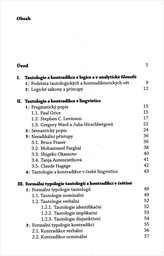 Tautologie a kontradikce v češtině