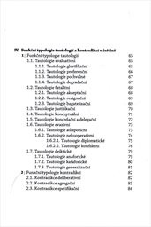 Tautologie a kontradikce v češtině