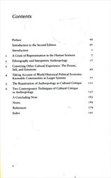 Anthropology as cultural critique