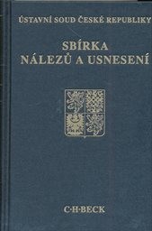 Sbírka nálezů a usnesení
(Svazek 65, ročník 2012 - II. díl)