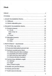 Islámské rodinné právo se zaměřením na právo manželské