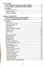 Literatura pro děti a ml&aacute;dež anglicky mluv&iacute;c&iacute;ch zem&iacute;