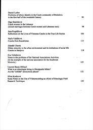 Ethnic studies and the urbanized space in social anthropological reflections