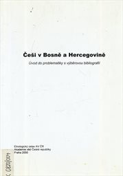 Češi v Bosně a Hercegovině