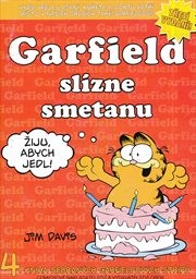 Garfield sl&iacute;zne smetanu