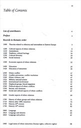 Ethnic relations in Eastern Europe