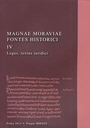 Magnae Moraviae Fontes Historici
                        (IV,)
                    