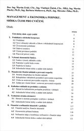 Management a ekonomika podniku