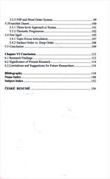 Vil&eacute;m Mathesius' thoughts on word order