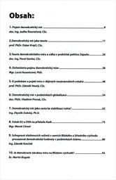 VII. mezinárodní vědecká konference Demokratický mír