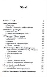 "Střední" Wittgenstein: cesta k fenomenologii a zase zpátky