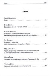 Pojet&iacute; svobody v dějin&aacute;ch a současnosti filosofie