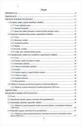 Statistická a rozhodovací analýza