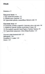 Narativn&iacute; způsoby v česk&eacute; literatuře