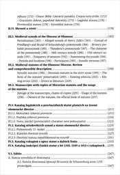 Synody a statuta olomouck&eacute; diec&eacute;ze obdob&iacute; středověku