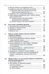 Ekonomie regulace: nové projevy tržních selhání a jejich řešení