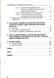 Vyhled&aacute;n&iacute; a vyhodnocen&iacute; rizik v praxi
