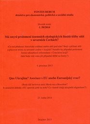 Má smysl prolomení územních ekologických limitů těžby uhlí v severních Čechách?