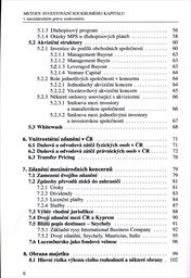 Metody investování soukromého kapitálu v mezinárodním právu soukromém