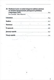 Tematicko-apercepční test: interpretační perspektivy