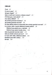 Dědičnost jako rizikový faktor pro vznik nádorů