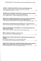 Dopravní nehodovost a rizikové chování řidičů motorových vozidel