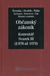 Občanský zákoník
                        (Svazek III,)
                    