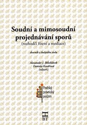 Soudní a mimosoudní projednávání sporů