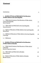 Analysis and comparison of forms and methods for the education of older adults in the V4 countries