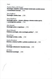 Soudob&aacute; sociologie
                        (VI,)
                    