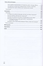 Theory, data and analysis