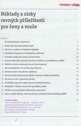 N&aacute;klady a zisky rovn&yacute;ch př&iacute;ležitost&iacute; pro ženy a muže