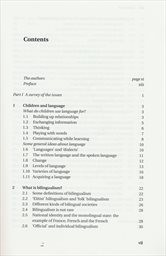 The bilingual family