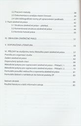 Metodika psan&iacute; z&aacute;věrečn&eacute; pr&aacute;ce