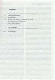 Cassell's dictionary of slang