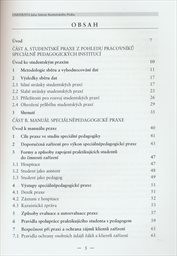 Speciálněpedagogická praxe ve vysokoškolském studiu