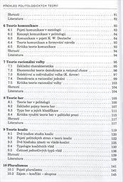 Přehled moderních politologických teorií