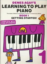 Denes Agay's learning to play piano
(Book 1,)