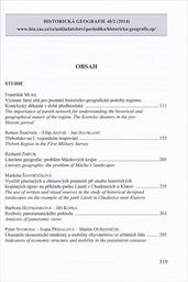 Historická geografie
                        (40/2)
                    