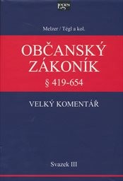 Občanský zákoník
                        (Svazek III,)
                    