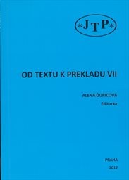 Od textu k prekladu VII
