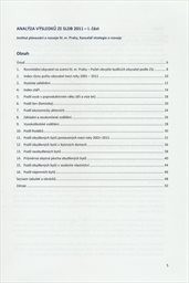 Anal&yacute;za v&yacute;sledků sč&iacute;t&aacute;n&iacute; lidu, domů a bytů (2011) podle z&aacute;kladn&iacute;ch s&iacute;deln&iacute;ch jednotek na &uacute;zem&iacute; hl. m. Prahy