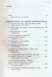 Základní problémy studia moderních a soudobých dějin