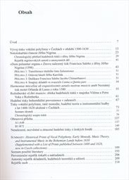 Historické tisky vokální polyfonie, rané monodie, hudební teorie a instrumentální hudby v českých zemích do roku 1630