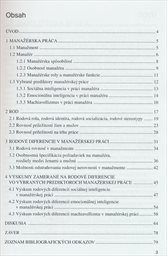 Rodové diferencie v prejavoch sociálnej, emocionálnej inteligencie a machiavellizmu v manažérskej práci