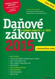 Daňov&eacute; z&aacute;kony 2015